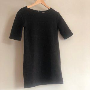 Michael Stars Black Short Sleeve Mini Dress